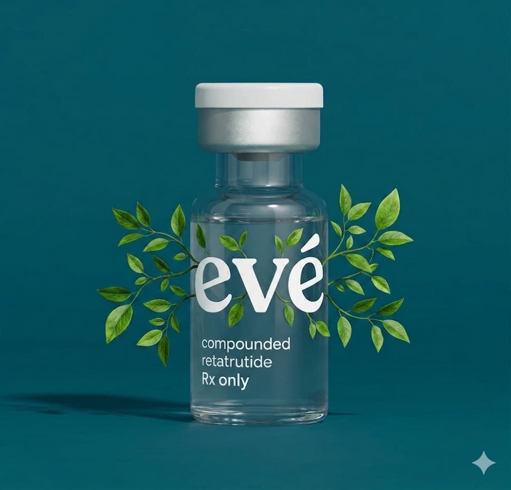 Compounded retatrutide vial